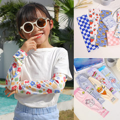 Baby hand sleeves for women, loose ice silk sleeves for children, sun protection ice sleeves for boys and girls, summer thin arm sleeves