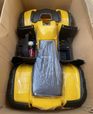 Big Bull Atv Complete Shell: Motorcycle frame - yellow