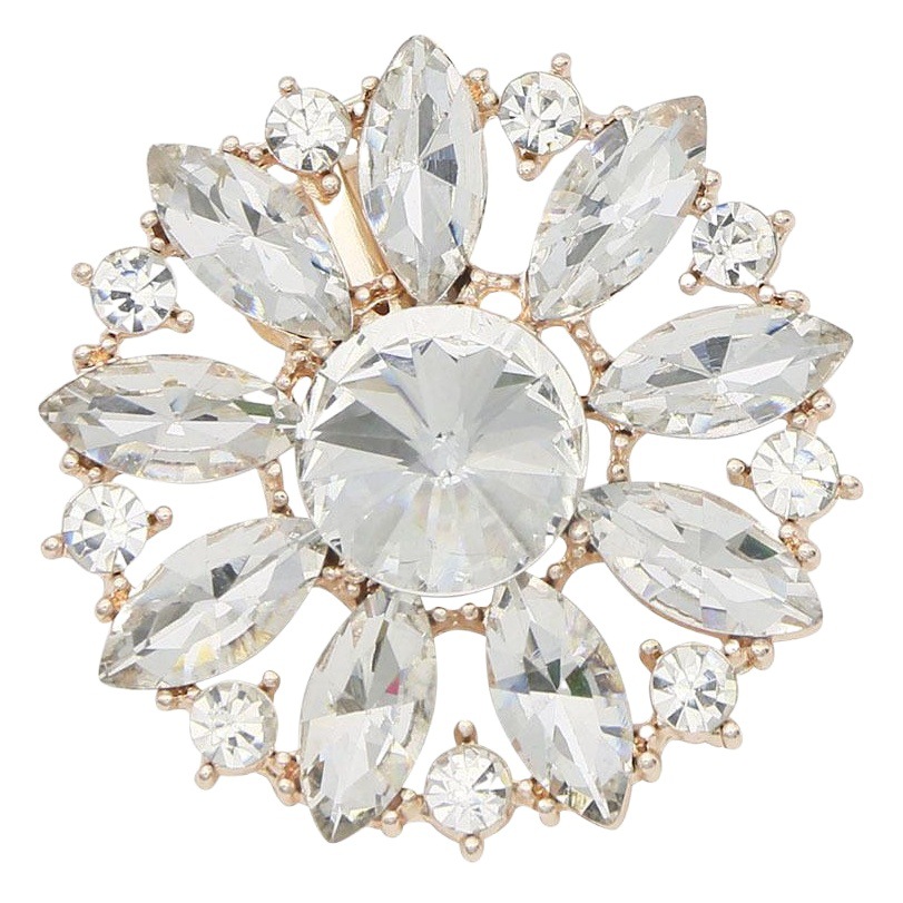 Cruzar la frontera decoración del dedo del pie de cristal de girasol zapato hebilla desmontable flor zapatos de la boda decoraciones accesorios de tacones altos