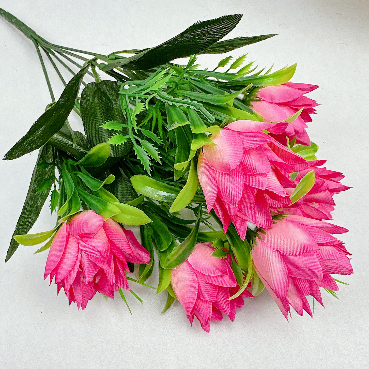 6 cabezas de piña rosa 1 paquete