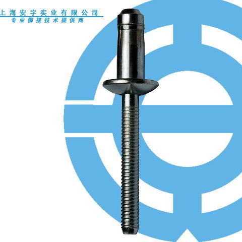 上海安字牌不锈钢轻乐型铆钉 安字胡克铆钉海马钉钢结构拉钉BQ