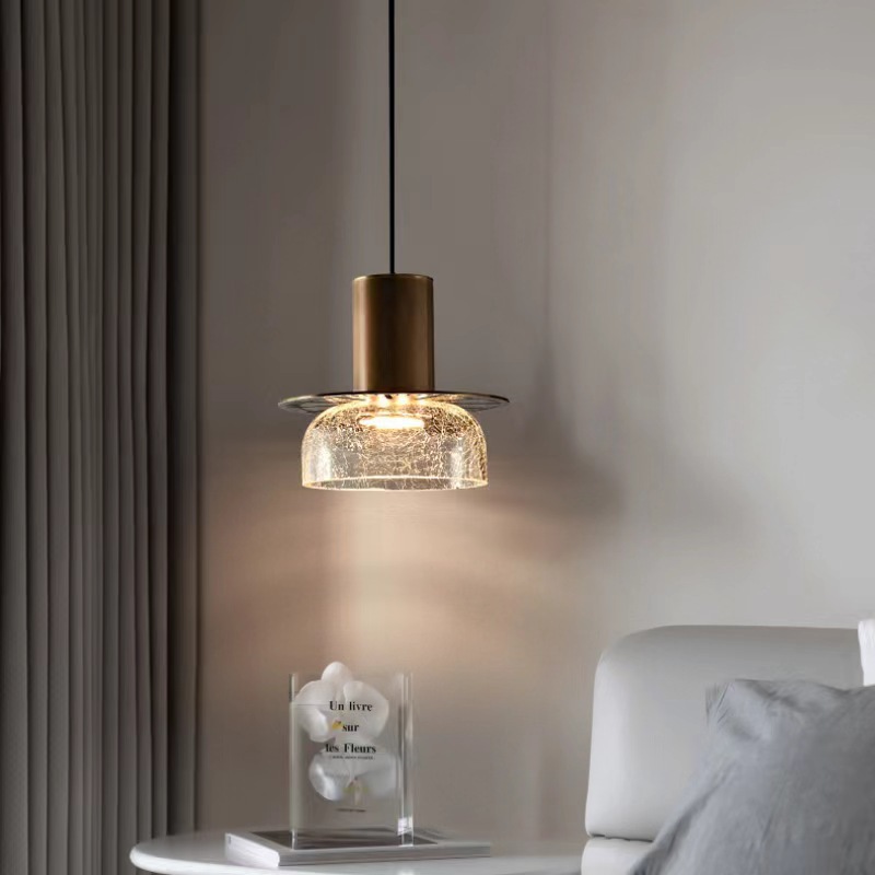 Café fondo moderno lujo minimalista retro lámpara de cabecera diseñador candelabro bar nórdico fondo pared nuevo
