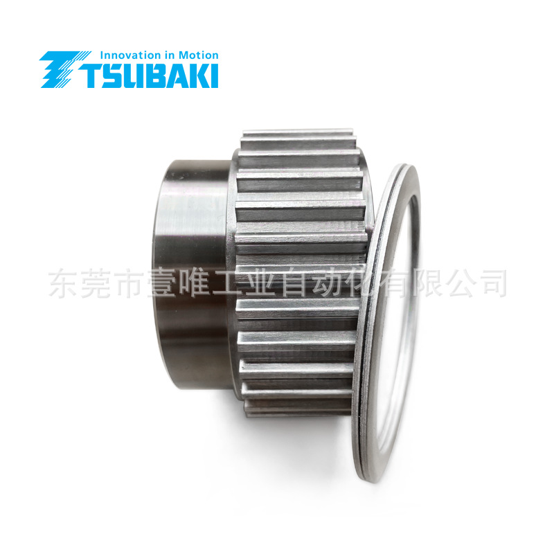 TSUBAKI椿本单侧凸台齿形皮带轮PT32P8M25BF工业同步带滑轮