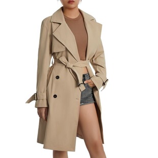 R 58669 Thin Windbreaker Casual Women's Coat �����L������