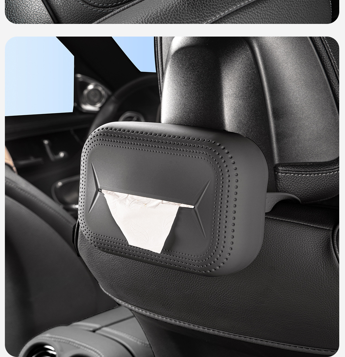 Suitable for Mercedes-Benz's New C-Class E-Class Glc300L/C260L/E300 Car Tissue Box and Car Supplies Cross-Border