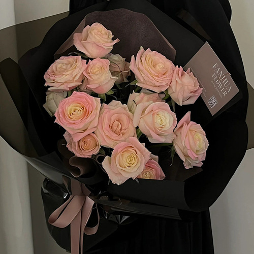 Internet celebrity thin flower wrapping paper Fenghua art paper roll thickened kraft paper flower bouquet wrapping paper flower art flower shop
