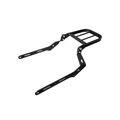 YES418 anti-drop bumper motorcycle carbon: Motorcycle bumper - black-flat-tube-rear-tail-rack