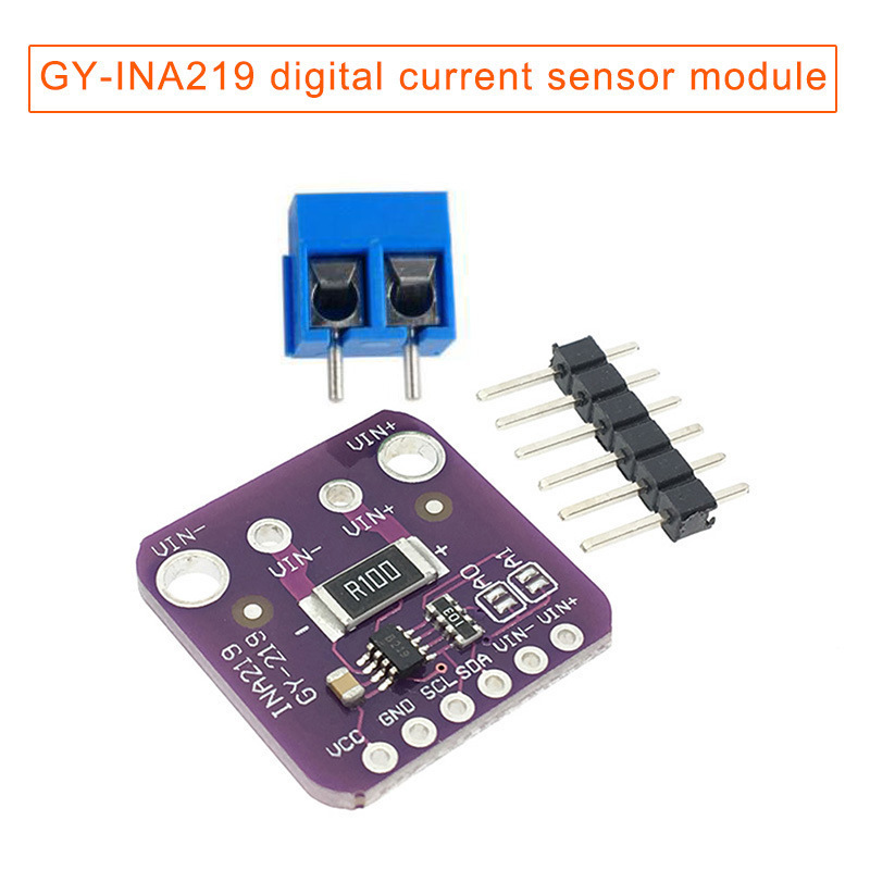 紫色 GY-INA219 高精度 i2c 数字电流传感器模块
