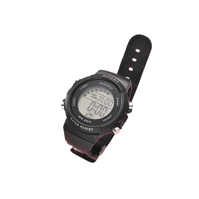 Ultra-Delgado Wang Yuan ins estilo coreano estilo simple unicornio reloj mujer estudiante multifunción deportes anti-reloj electrónico