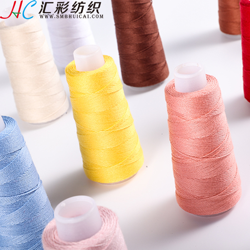 批发汇彩春夏季3号棉蕾丝线钩织diy玩偶手工花材料包棉钩针蕾丝线