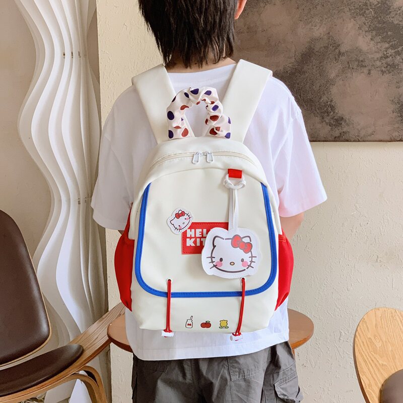 Mochila de moda de verano de gran capacidad, mochila de clase de dibujos animados encantadora, nueva escuela secundaria para viajar a principios de 2026 para hombres y mujeres