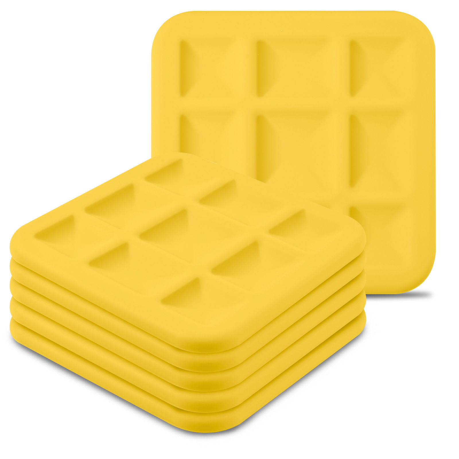 Taza de té de silicona almohadilla de platos almohadilla de aislamiento térmico almohadilla de mesa de comedor almohadilla de comedor casera alta sensación de lujo ligera mortero resistente al quemado almohadilla