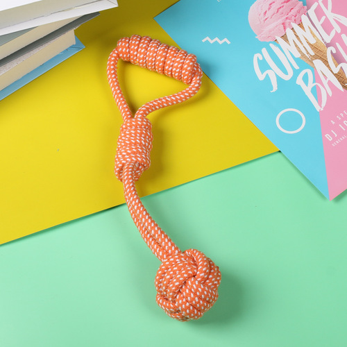 Pet toys bite-resistant knot interactive molar stick for small and medium-sized dogs dog chewing gum dog knot toy