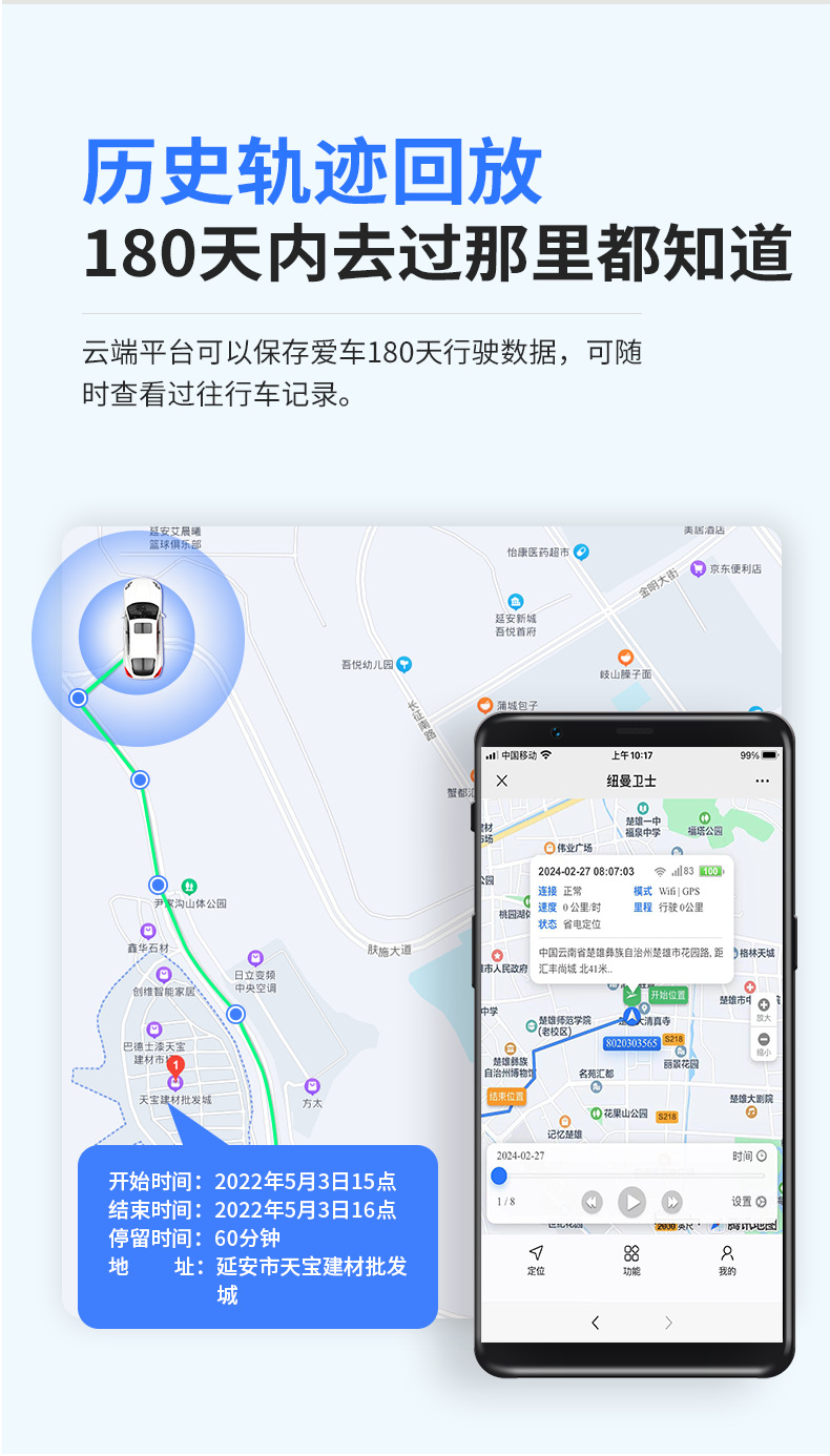 Newman Beidou Gps Locator Car Tracking Vehicle Positioning Artifact 5g Vehicle Tracking and Positioning Instrument Without Installation