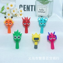 跨境爆款 Sprunki Plush节奏盒子钥匙扣游戏周边挂件盲盒公仔批发