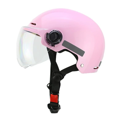 Customized Electric Vehicle Helmets for Men Motosiklet kaskı (dəbilqə) - pink-l