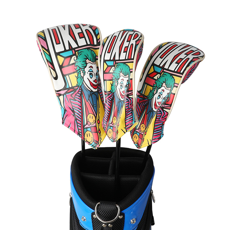 El Club de Golf vendedor caliente transfronterizo fijó la tapa del putter del payaso fijó la cubierta protectora del poste de madera tres o cuatro-pieza fijó la fábrica al por mayor