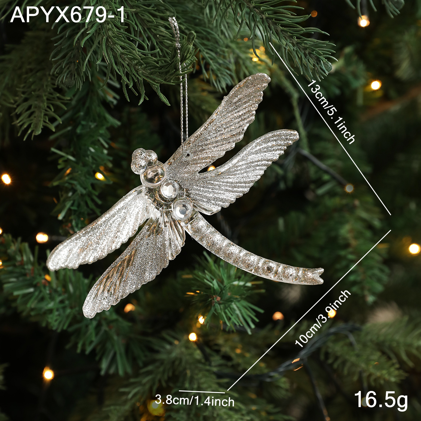 Silver Dragonfly Diamond