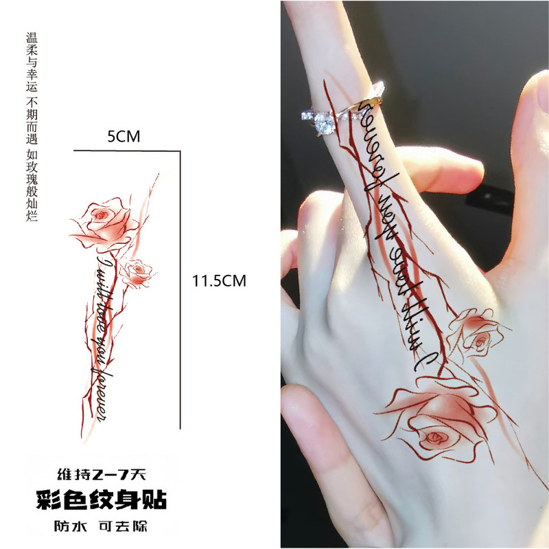 Colorful Arm Flower Tattoo Sexy Spice Girl Leg High Face Value Girl Washable Hot Sweet Cool Waterproof Sticker Colorful Arm Flower Tattoo Sexy Spice Girl Leg High Face Value Girl Washable Hot Sweet Cool Waterproof Sticker