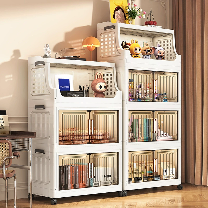 Ширина 60-70, шкаф для хранения с открытой дверью, шкаф для хранения, складной шкаф для хранения, стеллаж для хранения, многофункциональный многослойный шкаф для организации вещей