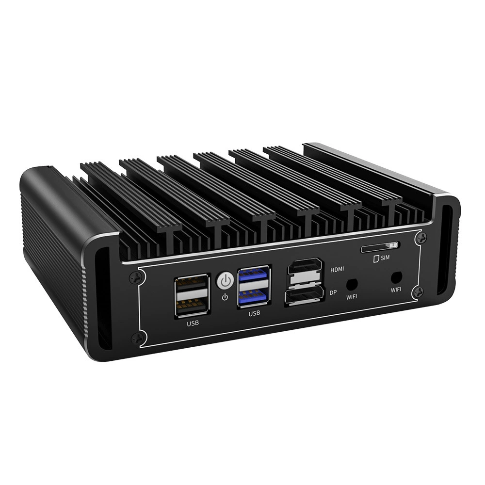 Четырехсетевой 2.5Gi226 мини-вентилятор без вентилятора N100 Host N305ESD4D5 с двумя мини-компьютерами Soft Route