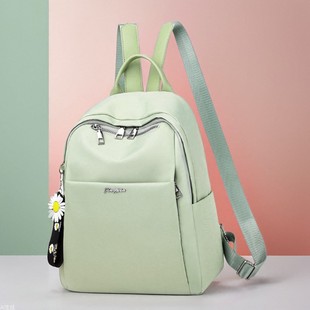 Japanese and Korean Style Fresh Daisy Candy Color Backpack 2023 New Oxford Cloth Lightweight Women's Schoolbag Casual Backpack Trendy