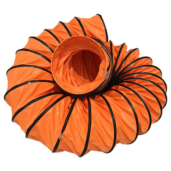Source factory high temperature resistant flame retardant pvc telescopic duct ventilation marine mining tunnel breeding exhaust duct