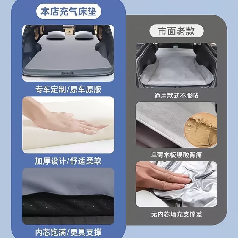 【承重800斤】小鹏P7+专用车载床垫SUV后备箱后排睡垫充气床神器|undefined