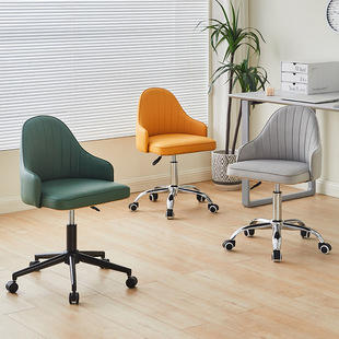Beauty Stool Pulley Barber Shop Lift Chair for Beauty Salon Industrial Stool Hairdresser Home Backrest Nail Art Chair