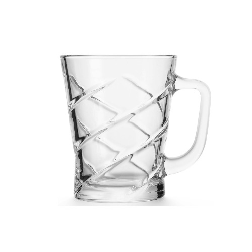 Taza de cerveza creativa taza de cerveza taza de leche taza de jugo taza de vidrio casera taza de agua con mango comercial logotipo al por mayor