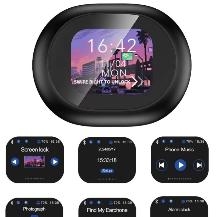 2025 新しい有名な高品質 MS188 翻訳 Bluetooth ヘッドセット耳掛けタッチスクリーン OWS スポーツ Bluetooth ヘッドセット|undefined