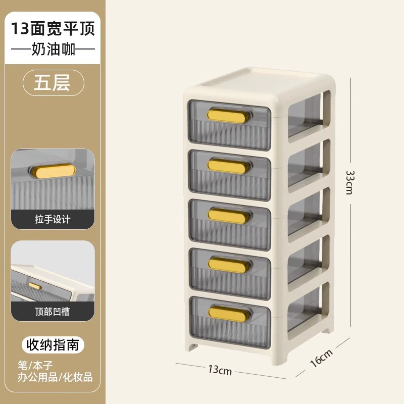 Cosmetic table storage box, lipstick, capacious transparent plastic face mask