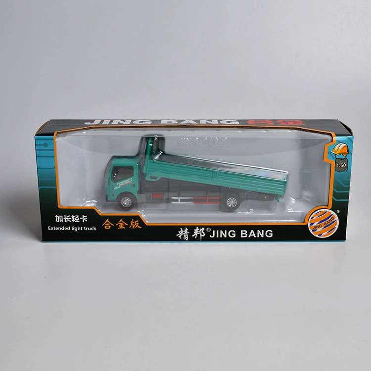 Металлический грузовик JINGBANG длинный тягач toy – модель 86023, реалистичное вождение, многоцветные варианты коробки