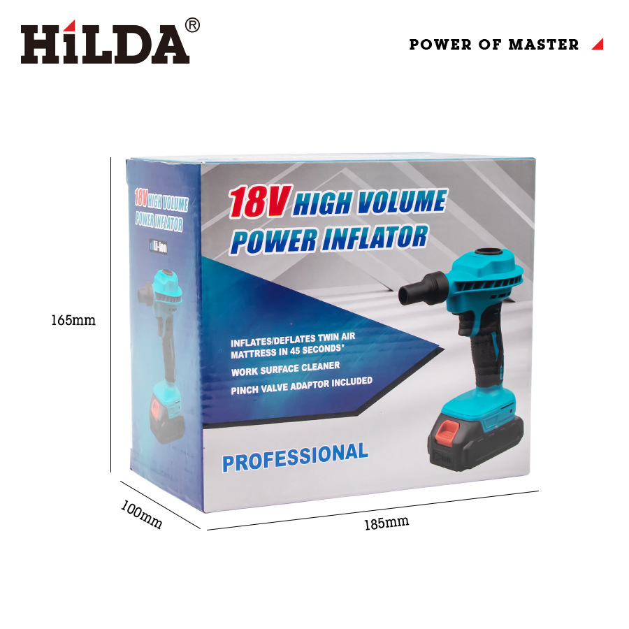 Hilda nueva batería de litio pequeño soplador del hogar teclado de la computadora de eliminación de polvo secador de pelo soplador inflable