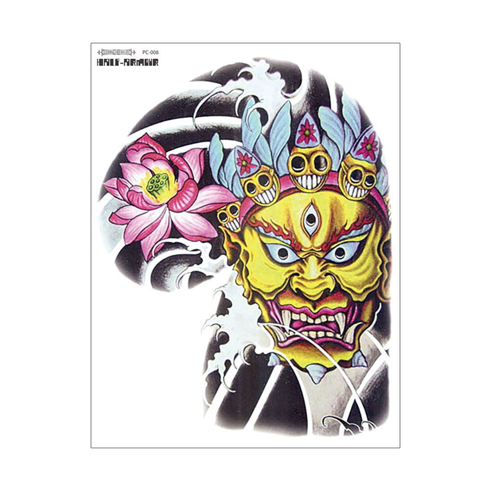 Ruika dragón tatuaje pegatinas impermeable hombres y mujeres sobre el hombro dragón pecho fresco de larga duración tatuaje pegatinas tatuaje