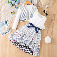 ���QŮͯ�＾�B��ȹ��ɫ����ȹ�L�����ɐ۲��cӡ����ͯȹ�ɼ���