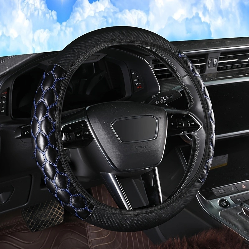 2026 New Model Car Steering Wheel Cover for Export, Cross-Border Suv, No Inner Ring, Popular Model, Universal for All Seasons