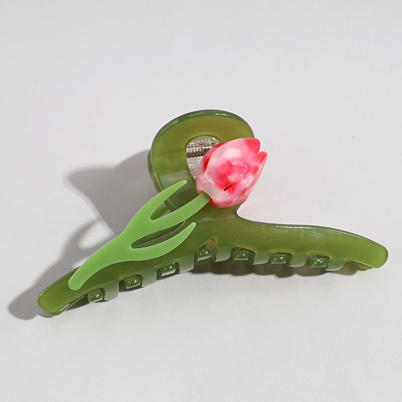 Women's Elegant Sweet Tulip Plastic Hair Claws display picture 7