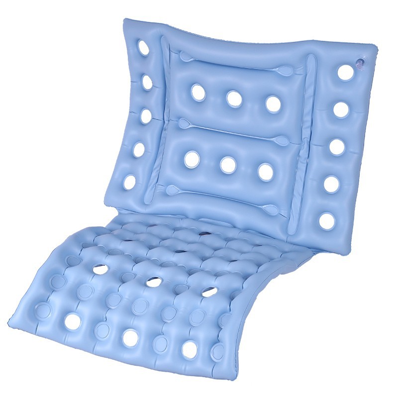 Cojín para silla de ruedas anti-escaras, inflable, transpirable, manual, al por mayor