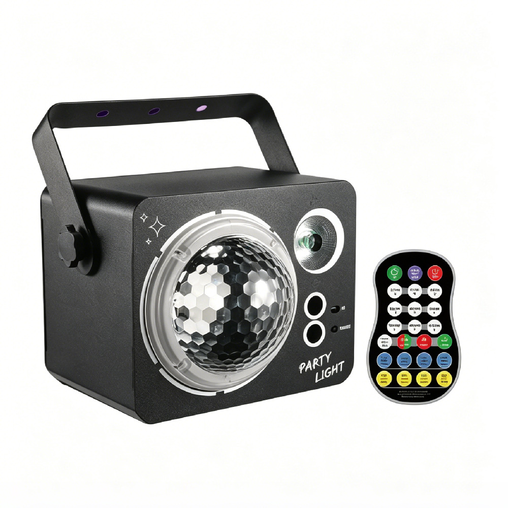 Luz de Escenario Láser de Bola Mágica para Discoteca de Aleación de Aluminio con Control Remoto para Fiestas