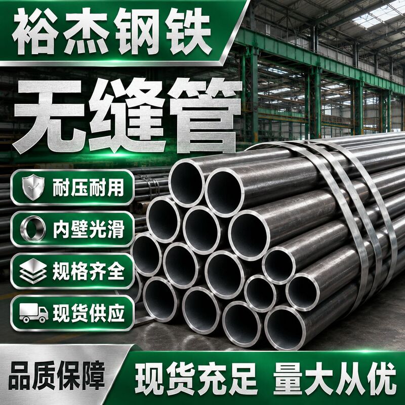 Cold-drawn seamless pipe, precision polished pipe DN100, seamless steel pipe, lathe-processed thick-walled steel pipe for use in machinery and equipment Cold-drawn seamless pipe, precision polished pipe DN100, seamless steel pipe, lathe-processed thick-walled steel pipe for use in machinery and equipment