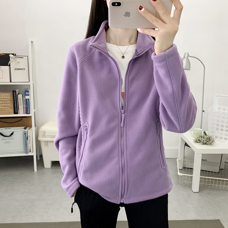 Jacket de terciopelo shaker hombre al aire libre invierno invierno abrigo abrigo abrigo de terciopelo perforación interior cardigán de doble cara camisa de moda mujer image 6
