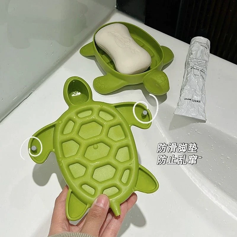 Cartoon soap holder, hygienic drying rack