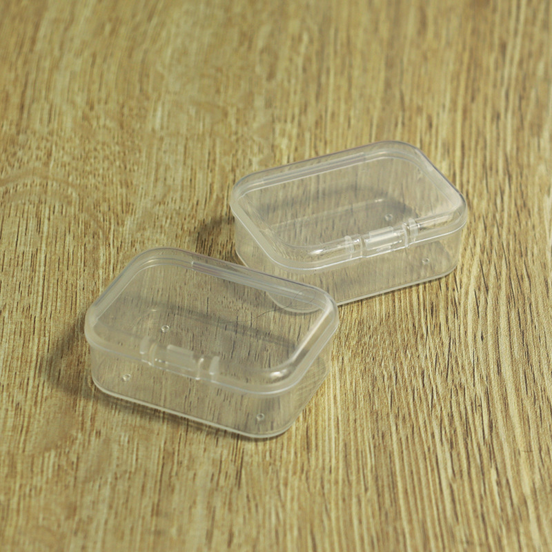 Rectangular plastic storage box