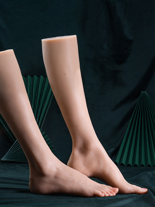 Foot Model Silicone Beautiful Feet Female Leg Shooting Props Stockings Teaching Size 37 Jade Foot Model Tianchong Fake Foot Model Others