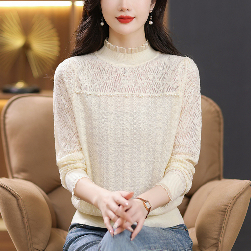 Knitted winter base sweater
