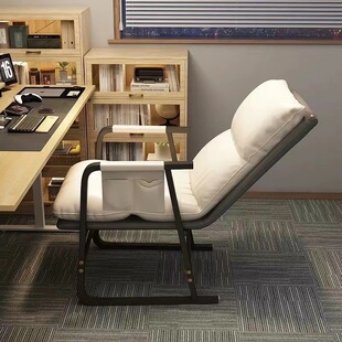 Folding Recliner Lunch Break Chair Student Dormitory Lazy Chair Office Sitting and Lying Dual-Use Computer Chair Leisure Sofa Chair