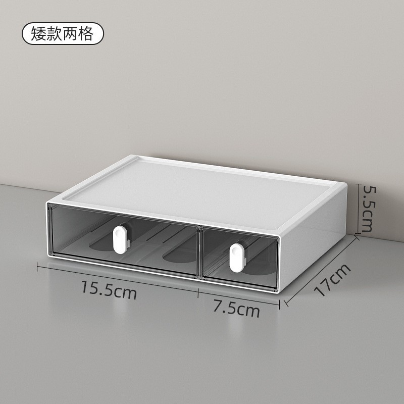 Simple moda papelería caja de almacenamiento escritorio estudiante multi-rejilla cajón titular de la pluma del Gabinete cinta de oficina accesorios para el cabello Misceláneas
