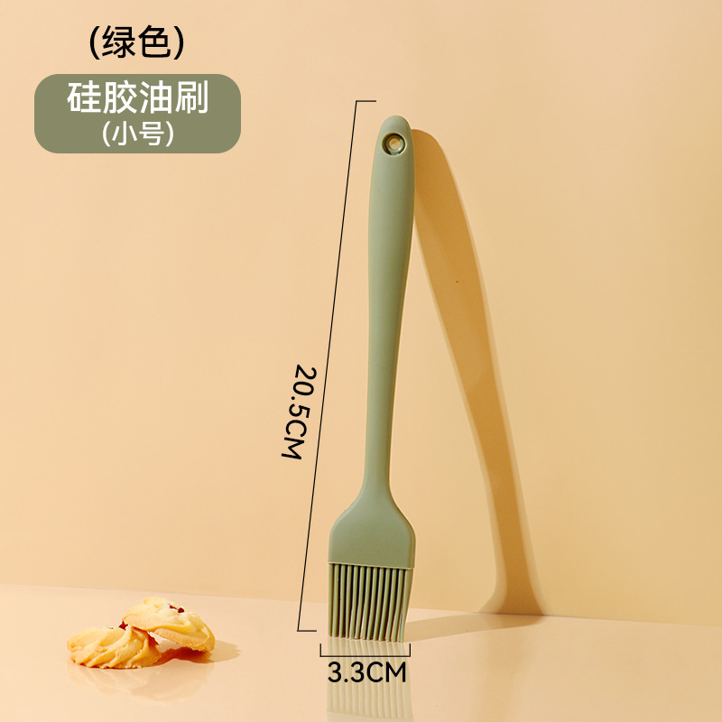 Cepillo de aceite pequeño verde matcha