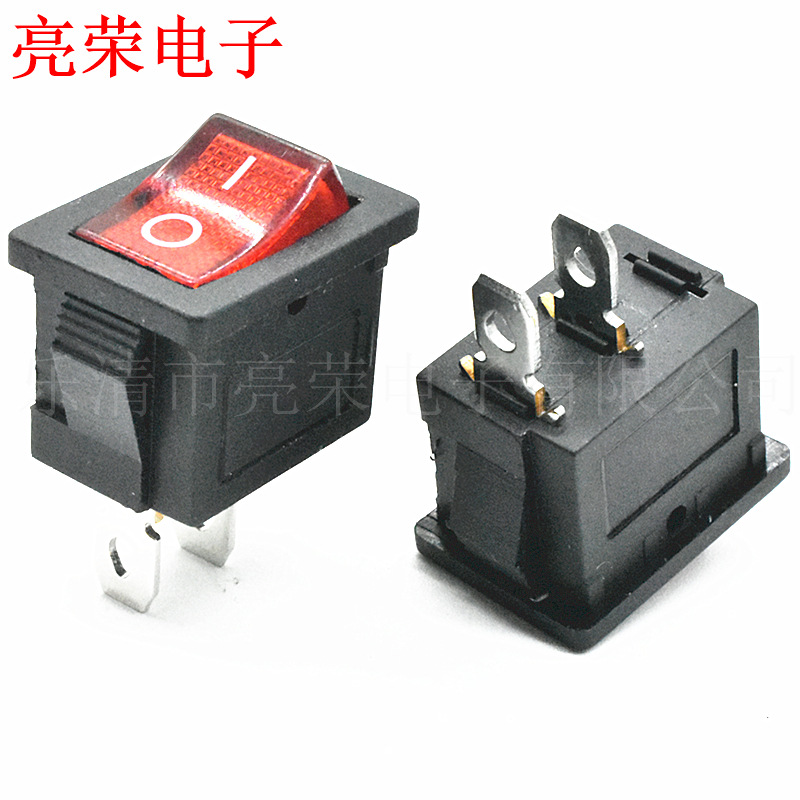 KCD1 透明红盖 0.8脚 15*21 2脚2档 机械设备 电子电器 电源开关